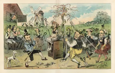 The monopolists’ may-pole av Frederick Burr Opper
