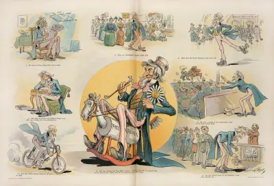 Uncle Sam’s ‘crazes’ past and present av Frederick Burr Opper