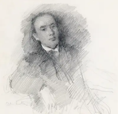 Elkin Mathews (1851-1921) av John Butler Yeats