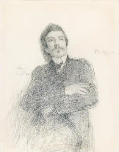 John Millington Synge (1871-1909), Playwright av John Butler Yeats