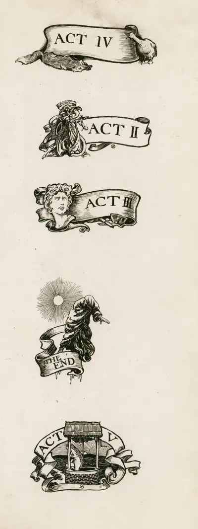 A winter’s tale; Headings av Byam Shaw