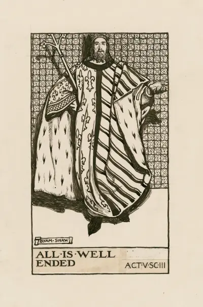 All’s well that ends well; All is well ended Act V Sc III av Byam Shaw