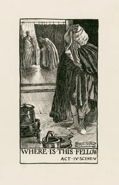 Coriolanus; Where is this fellow Act IV Scene V von Byam Shaw