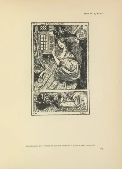 Illustration till dikter av Robert Browning av Byam Shaw
