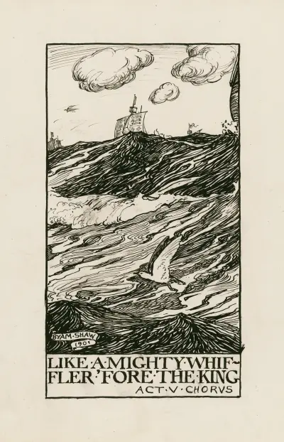 King Henry V; Like a mighty whiffler fore the king Act V Chorus av Byam Shaw