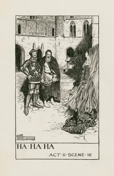 Kung Henrik VI, del 1; Ha ha ha akt II scen III av Byam Shaw