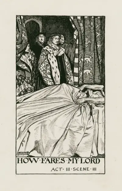 King Henry VI, part 2; How fares my lord Act III Scene III av Byam Shaw