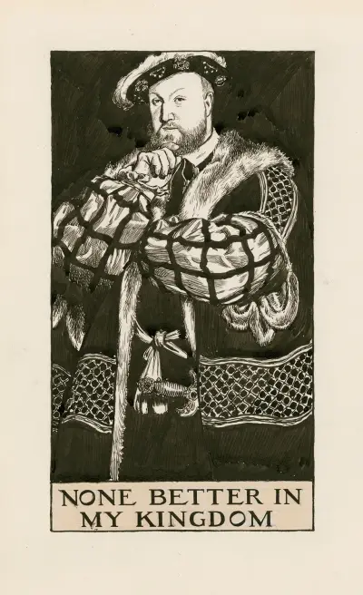 King Henry VIII; None better in my kingdom Act V Scene I av Byam Shaw