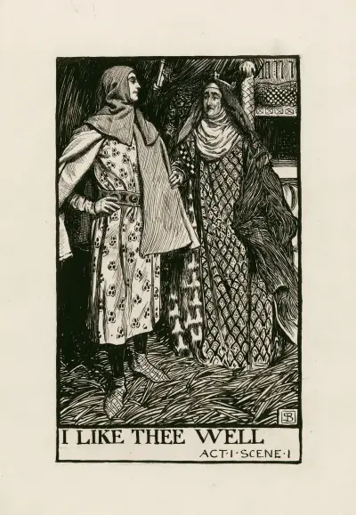King John; I like thee well Act I Scene I av Byam Shaw