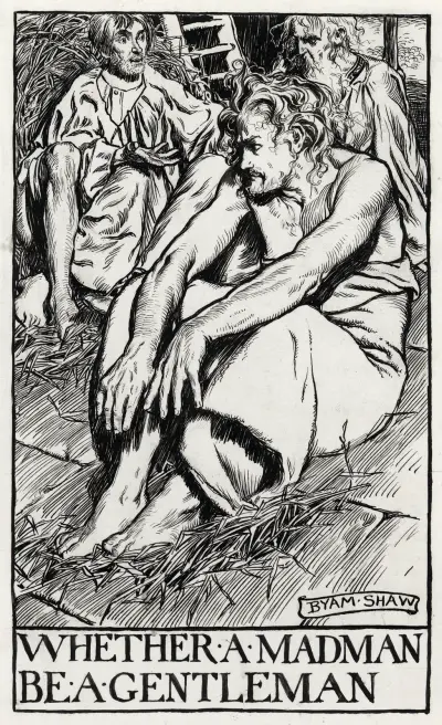 Kung Lear; Wthether a madman be a gentleman av Byam Shaw