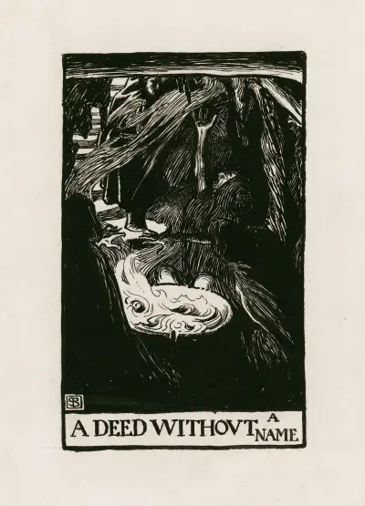 Macbeth; En gärning utan namn, akt IV scen I av Byam Shaw
