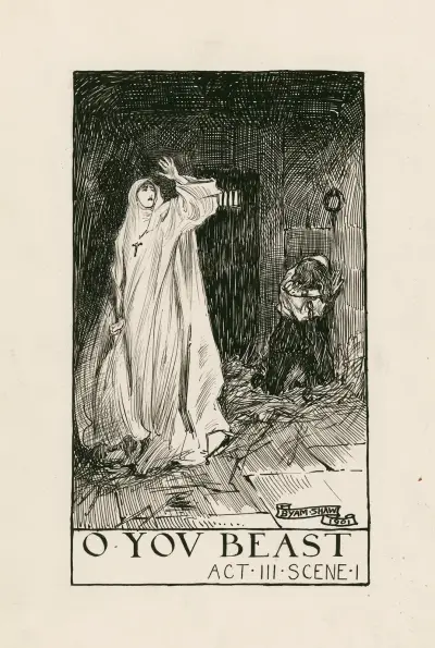 Measure for measure; O you beast Act III Scene I av Byam Shaw