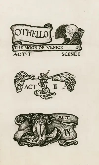Othello; Überschriften, 1900 – Nr. 1 von Byam Shaw