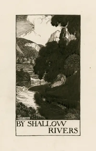 Gedichte; An seichten Flüssen von Byam Shaw