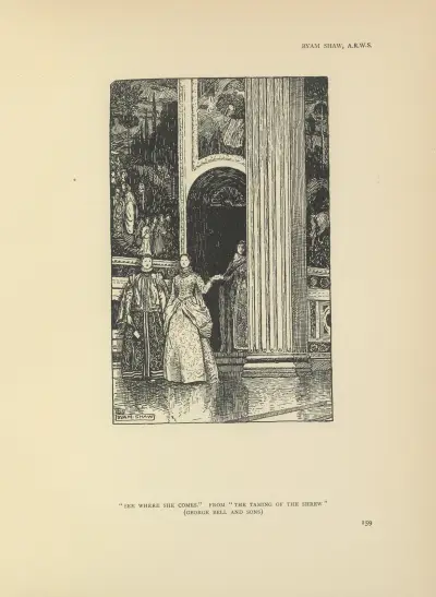 See where she comes – The taming of the shrew av Byam Shaw