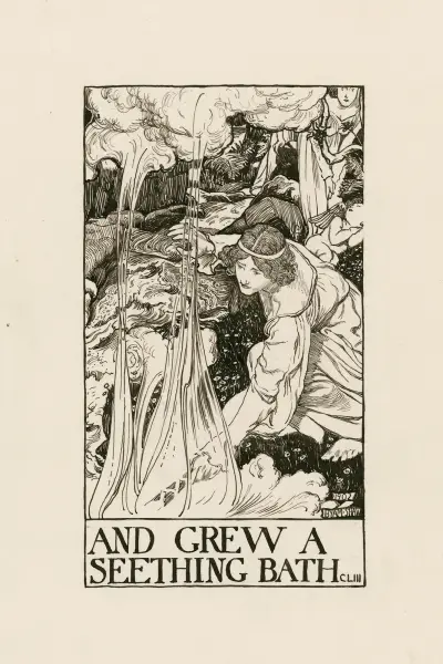 Sonette; And grew a seething bath von Byam Shaw