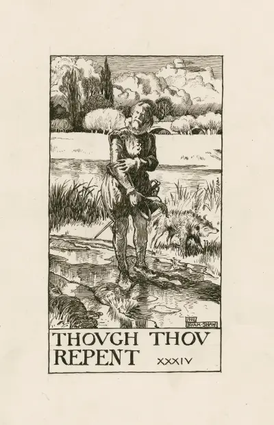 Sonnets; Though thou repent av Byam Shaw