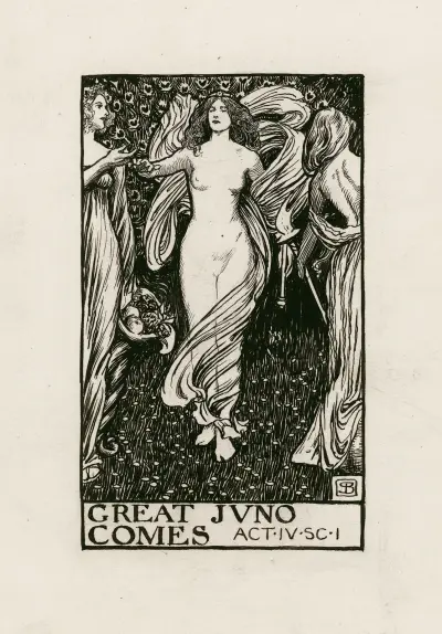 Stormen; Stora Juno kommer, akt IV scen I av Byam Shaw