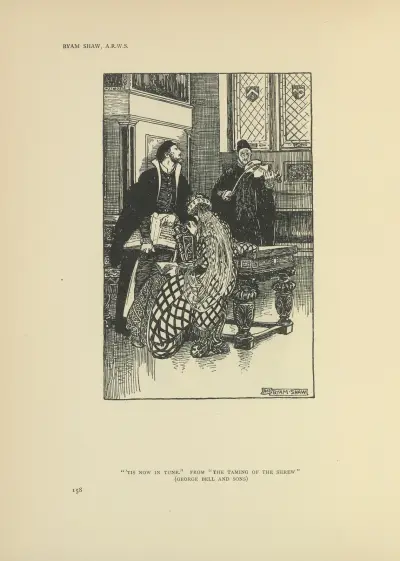 Tis now in tune – The taming of the shrew av Byam Shaw