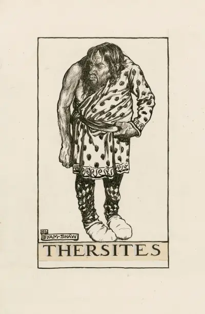 Troilus and Cressida; Thersites av Byam Shaw