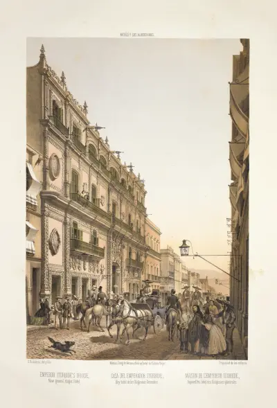 Emperor Iturbide’s house, now general stages hotel. av C. Castro