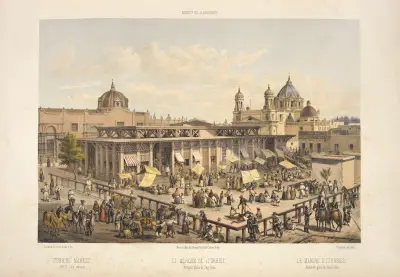 Iturbide-marknaden, gamla St. John-torget av C. Castro