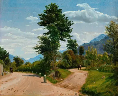 Italian Landscape av P. C. Skovgaard