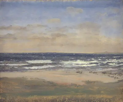 Stranden vid Rågeleje av P. C. Skovgaard
