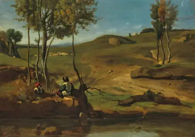 Campagne Italienne av Jean-Baptiste-Camille Corot