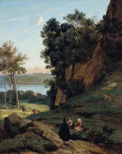 Italiens D’Albano av Jean-Baptiste-Camille Corot