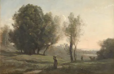 Landscape, 1872 av Jean-Baptiste-Camille Corot