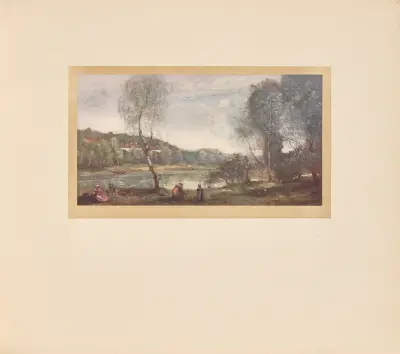 Les bords du Grand Étang de Ville-d’Avray av Jean-Baptiste-Camille Corot