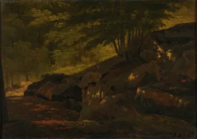 Sous-bois – nr 1 av Jean-Baptiste-Camille Corot