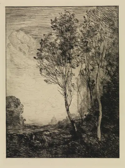Souvenir d´Italie av Jean-Baptiste-Camille Corot