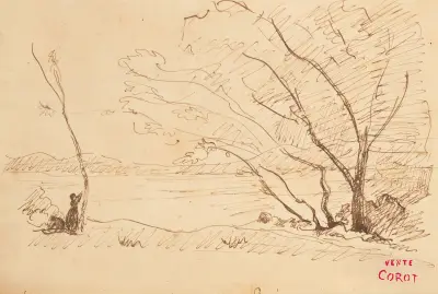 Souvenir de Mortefontaine av Jean-Baptiste-Camille Corot