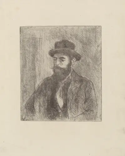 Lucien Pissarro av Camille Pissarro
