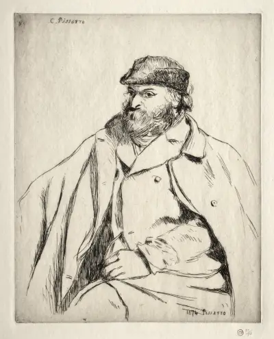 Paul Cézanne av Camille Pissarro