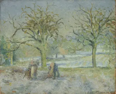 Paysage d’Hiver av Camille Pissarro