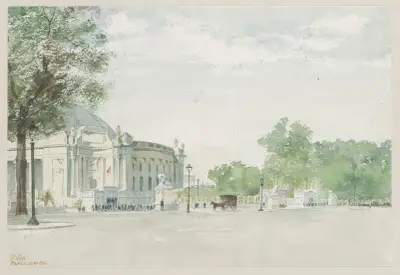 Entrée des Champs-Elysées av Camille Piton