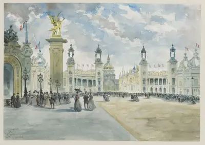 Esplanade des Invalides av Camille Piton