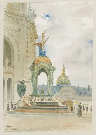 Fontaine de Choisy-Le-Roi aux Invalides av Camille Piton