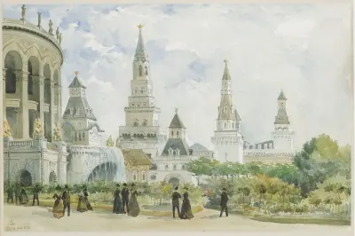 Pavillon de la Russie au Trocadéro av Camille Piton
