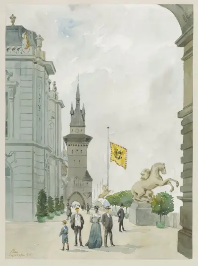 Pavillon de l’Autriche-Hongrie av Camille Piton