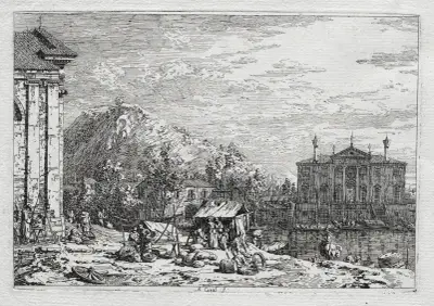 Město za řekou, Canaletto