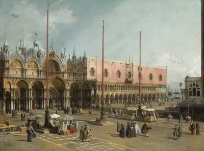 The Square of Saint Mark’s,Venice av Canaletto