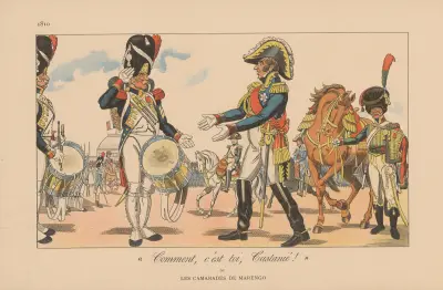 Comment, C’est Toi, Castanie Ou Les Camarades de Marengo. 1810 av Caran d'Ache