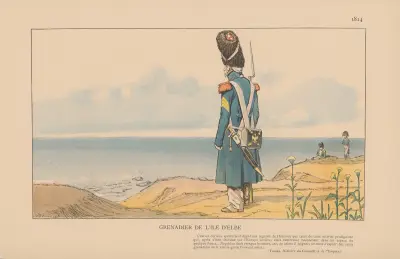 Grenadier de L’ile D’Elbe. 1814 av Caran d'Ache