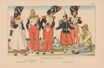 La Politesse du Voltigeur. 1859 av Caran d'Ache