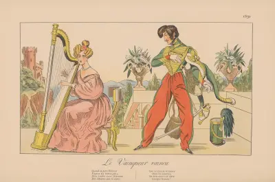 Le Vainqueur Vaincu. 1830 av Caran d'Ache