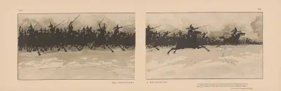 Les Cuirassiers a Reichshofen. 1870 av Caran d'Ache